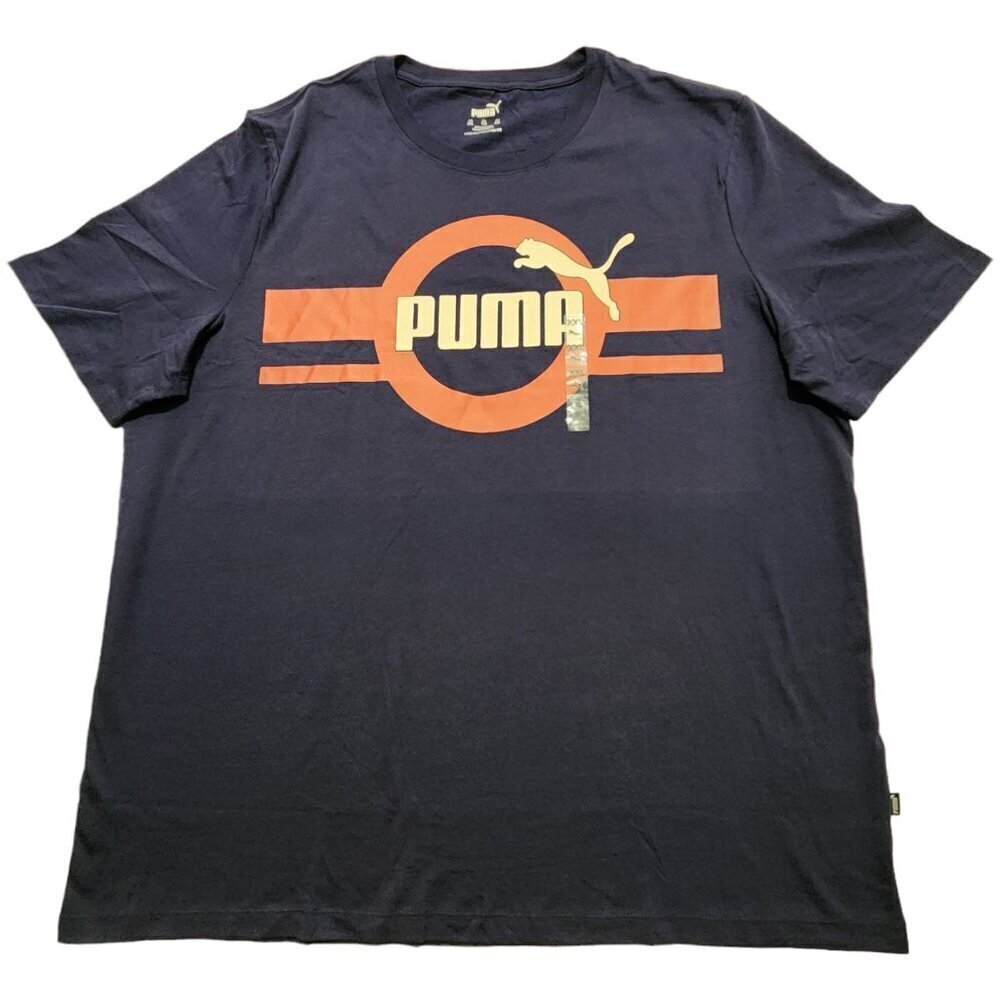 Puma Athletics Graphic Crew‎ Neck Short Sleeve T-Shirt Men's XXL